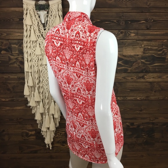 Laundry by Shelli Segal | Patterned Pleated Blouse‎ - Picture 5 of 7